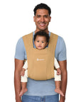 Embrace Baby Carrier Newborn to Toddler - Lightweight Ergonomic Baby Carriers - Cozy Essentials (7-25 Pounds), Ponte Knit, Cream