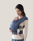 Embrace Baby Carrier Newborn to Toddler - Lightweight Ergonomic Baby Carriers - Cozy Essentials (7-25 Pounds), Ponte Knit, Cream