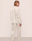 Inez Washable Silk Printed Long PJ Set