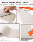 Belly Bands for Pregnant Women, Pregnancy Belly Band with Adjustable Support Brace Straps, Maternity Belt for Back, Abdomen and Waist (Beige,M)